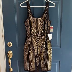 Alexia Admor Sequin Black Dress